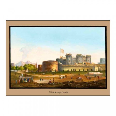 Veduta di Largo Castello Quadro Classico Macri segni creativi
