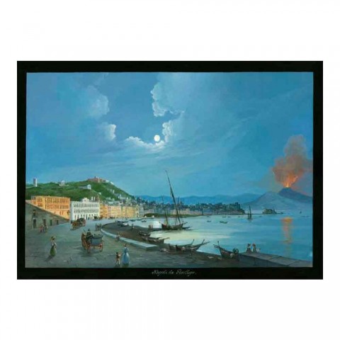 Napoli da Posillipo Quadro Classico Macri segni creativi