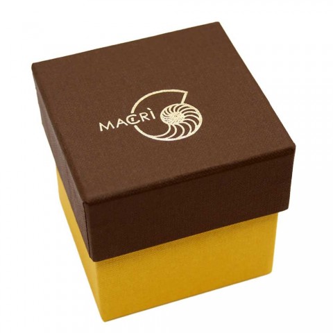 Maschera di Pulcinella in Terracotta Piccola cuoio scatola